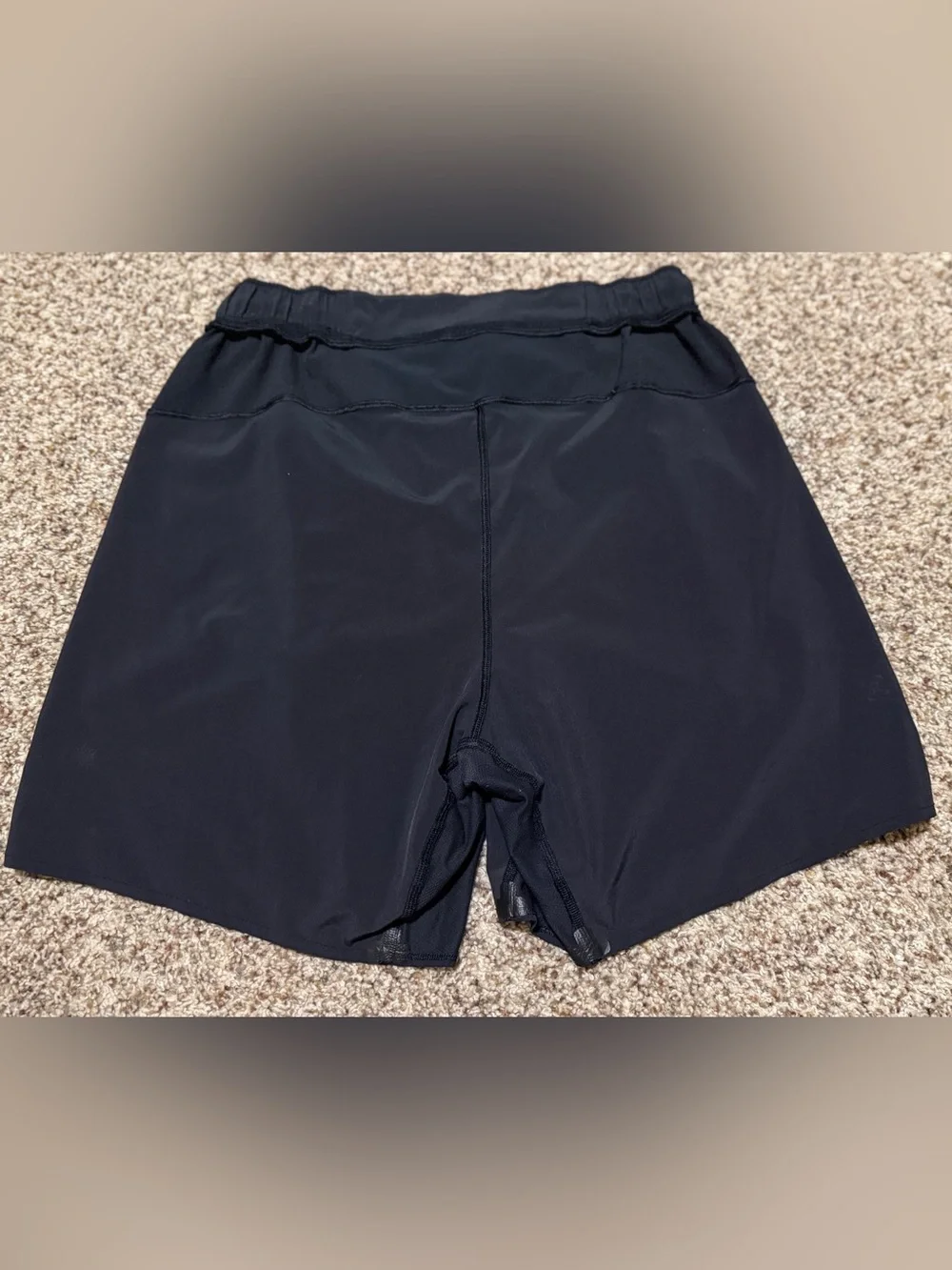 lululemon athletica Black Athletic Running Shorts- Liner Removed Mens Small